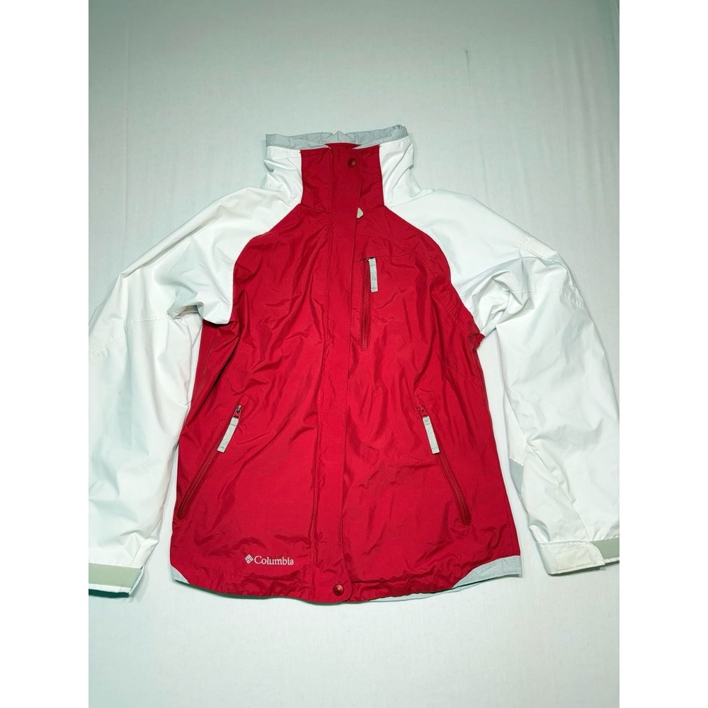 Columbia Women's‎ Size S Omni-Tech Interchange Ski Jacket Red White